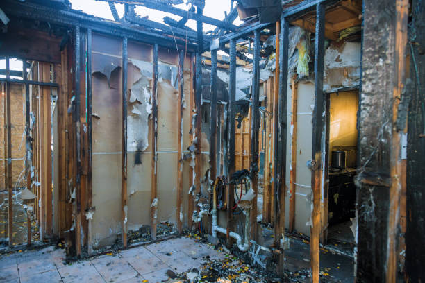 Professional Fire Damage Assessment technician working in Bath, PA